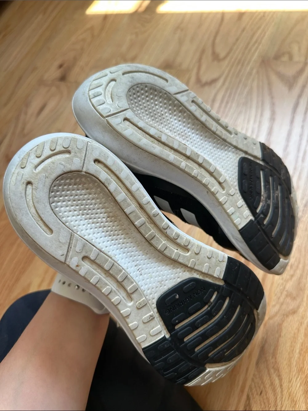 adidas Kids Black and White Bounce Sneakers